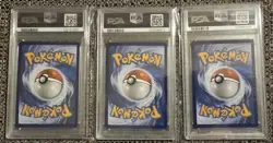 Pokemon 151 EX Charizard, Charmander, Charmeleon PSA 9 English Edition - Image 2