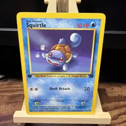 Pokemon TCG Team Rocket 1st Edition Common: Squirtle 68/82 NM - Image 1