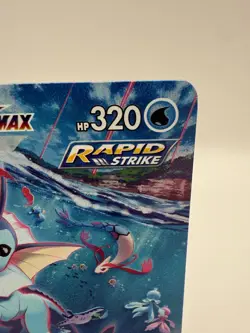 Vaporeon VMAX ⭐ SWSH182 Promo Holo SWSH Black Star 2019 Pokemon - Image 3