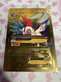 Carta Pokemon FAN-ART: M Archiord Lugia EX [MEGA] - GOLD CARD - Image 1