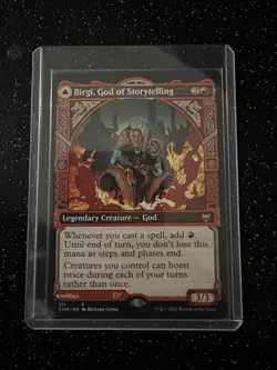Birgi, God of Storytelling (Showcase) Kaldheim Regular - Image 1
