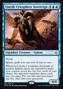 Unesh, Criosphinx Sovereign -Foil Near Mint MTG Hour of Devastation - Image 1