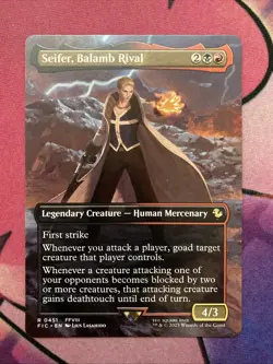 Seifer, Balamb Rival 451 Borderless Commander Final Fantasy Rare MTG FIC EN NM - Image 1