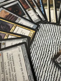 Magic The Gathering Collection - Lands, Rares, Commons, Decks, Dice, And Sleeves - Image 4