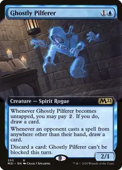Ghostly Pilferer (Extended Art) [Core Set 2021] Foil Near Mint - Image 1