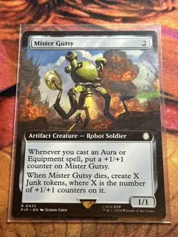 Mister Gutsy - Extended Art Fallout MTG - Image 1