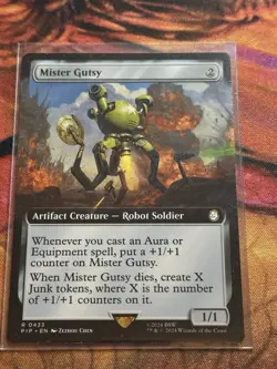 Mister Gutsy - Extended Art Fallout MTG - Image 3
