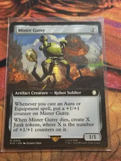 Mister Gutsy - Extended Art Fallout MTG - Image 4
