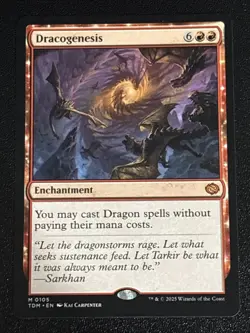 MTG Tarkir: Dragonstorm Dracogenesis 0105 NM Mythic - Image 1