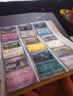 Foil Shiny Pokemon Card Lot With Binder - Image 1
