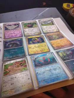 Foil Shiny Pokemon Card Lot With Binder - Image 5