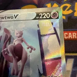 Mewtwo V (Alternate Full Art) 072/078 Pokemon GO Holo - Image 2