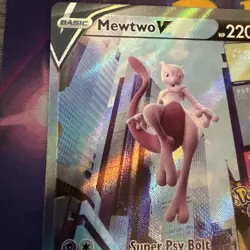 Mewtwo V (Alternate Full Art) 072/078 Pokemon GO Holo - Image 5