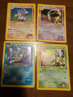 Pokemon Gym Heroes Challenge Holo Lot 1st Edition Lt. Surge; Venusaur; Gyarados - Image 5
