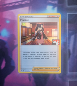 Marnie - 169/202 - Stamped Holo Rare Pokemon Play Promo Prize Pack Series 1 - NM - Image 2