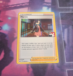 Marnie - 169/202 - Stamped Holo Rare Pokemon Play Promo Prize Pack Series 1 - NM - Image 3
