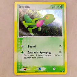 Pokemon TCG Treecko 016 Black Star Promo EX Deck Tin 2004 LP Lightly Played - Image 1