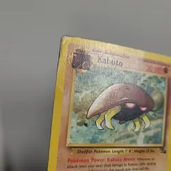 Pokemon TCG Kabuto - WOTC Fossil Set Common 50/62 Unlimited 1999 Vintage DMG - Image 3