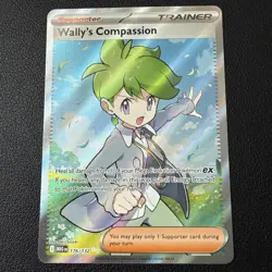 Pokemon Card Wally's Compassion 176/132 Mega Evolution pack fresh ! - Image 1