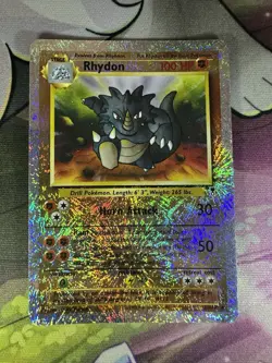 Pokemon Legendary Collection Reverse Holo Rhydon 35/110 (NM) - Image 2