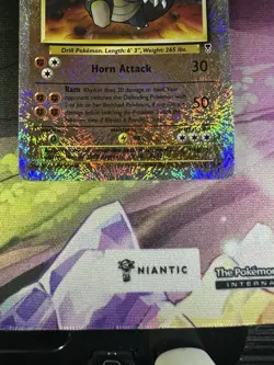 Pokemon Legendary Collection Reverse Holo Rhydon 35/110 (NM) - Image 4
