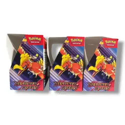 Pokemon TCG: (3) Destined Rivals Booster SV Display EMPTY Box NO Packs NO Cards - Image 4