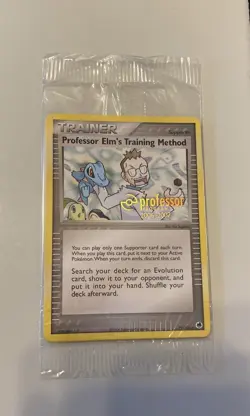 Professor Elm's Training Method Pokemon Professor Program 2007 Stamp Sealed Pack - Image 1