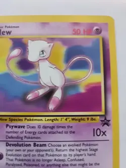 Mew 8 Black Star Promo Pokemon Card Base WOTC NM - Image 3