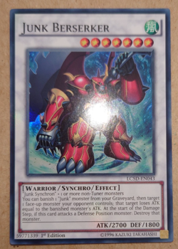 Yugioh Junk Berserker LC5D-EN043 Super Rare 1st Edition - Image 1