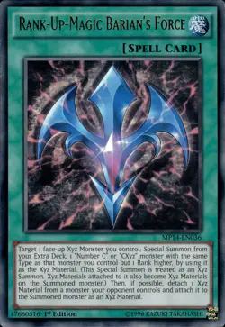 Rank-Up-Magic Barian's Force - Ultra Rare 1st Edition MP14-EN036 - LP - YuGiOh - Image 1