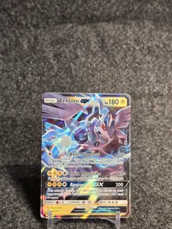 Pokemon TCG Zekrom GX Full Art Holo Card SM Promos #SM138 Lightly Played - Image 1