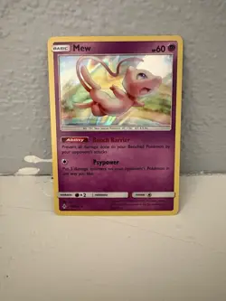 Pokemon Mew 76/214 Holo Rare SM Unbroken Bonds Holo Card - Image 1