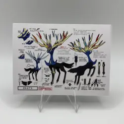 Pokemon Polaroid Xerneas Sketch Art Card ZA STUDIO - Image 1