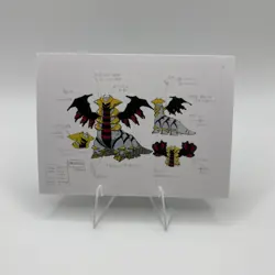 Pokemon Polaroid Giratina Sketch Art Card ZA STUDIO - Image 1