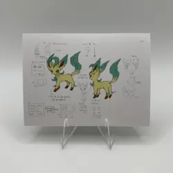 Pokemon Polaroid Leafeon Sketch Art Card ZA STUDIO - Image 1