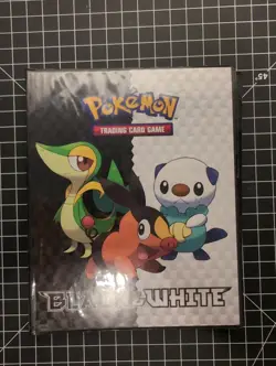Pokemon Trading Card BLACK & WHITE 4-Pocket Binder 10 Page Album 2011 Ultra-Pro - Image 1