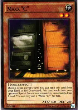 MAXX C YuGiOh YU GI OH Custom Anime Collectible Card - Image 1