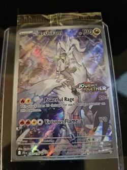 Pokemon N's Reshiram 167/159 Stamped Promo Journey Together Pokemon Card - Image 1