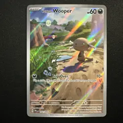 Paldean Wooper 102/94 Phantasmal Flames Holo Illustration Rare Pokemon TCG Card - Image 1