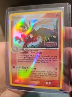 BLAZIKEN Ex Power Keepers REVERSE HOLO STAMPED Card 5/108 NM - Image 2