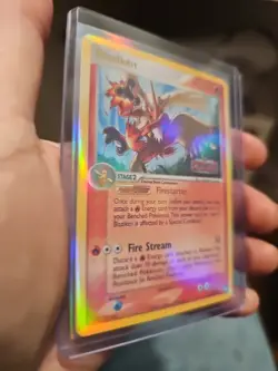 BLAZIKEN Ex Power Keepers REVERSE HOLO STAMPED Card 5/108 NM - Image 3