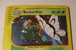 Pokemon TCG Expedition Base Set Butterfree 5/165 Holo Card 2002 Played Vintage - Image 4
