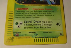 Pokemon TCG Expedition Base Set Butterfree 5/165 Holo Card 2002 Played Vintage - Image 5
