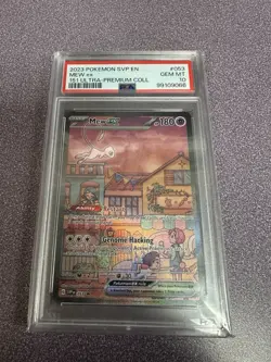 Mew ex 053 Sv: Scarlet & Violet Promo Cards Holo Gem Mint 10 - Image 3