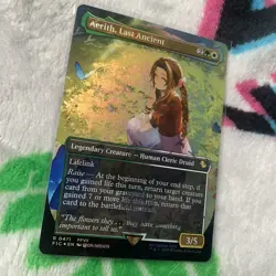 Aerith, Last Ancient (Borderless) (Chocobo Track Foil) Final Fantasy Magic 0471 - Image 4