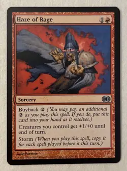 1x Haze of Rage Future Sight MTG Magic the Gathering LP - Image 1