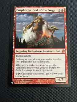 MTG Purphoros, God of the Forge (135) | NM | The List Reprints {LST} Near Mint - Image 1