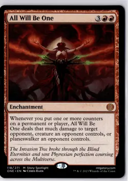 All Will Be One Phyrexia: All Will Be One Regular NM Mythic 118/271 - Image 1
