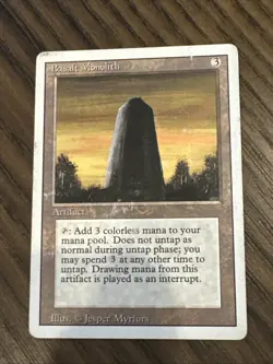 Basalt Monolith X1 Revised Played Condition See Front/back Pics MTG - Image 1