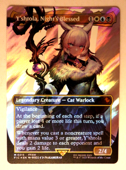 Y'shtola, Night's Blessed Borderless Surge Foil Final Fantasy MTG 0215 NM - Image 1
